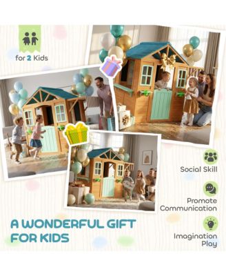 Outdoor Playhouse, Kids Playhouse for Kids 3-6 Years Imaginative Play