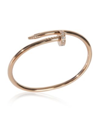 Cartier Rose Gold Diamond Juste Un Clou Bracelet