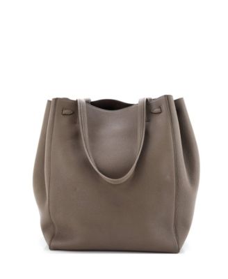 Medium Phantom Tie Cabas Tote Leather