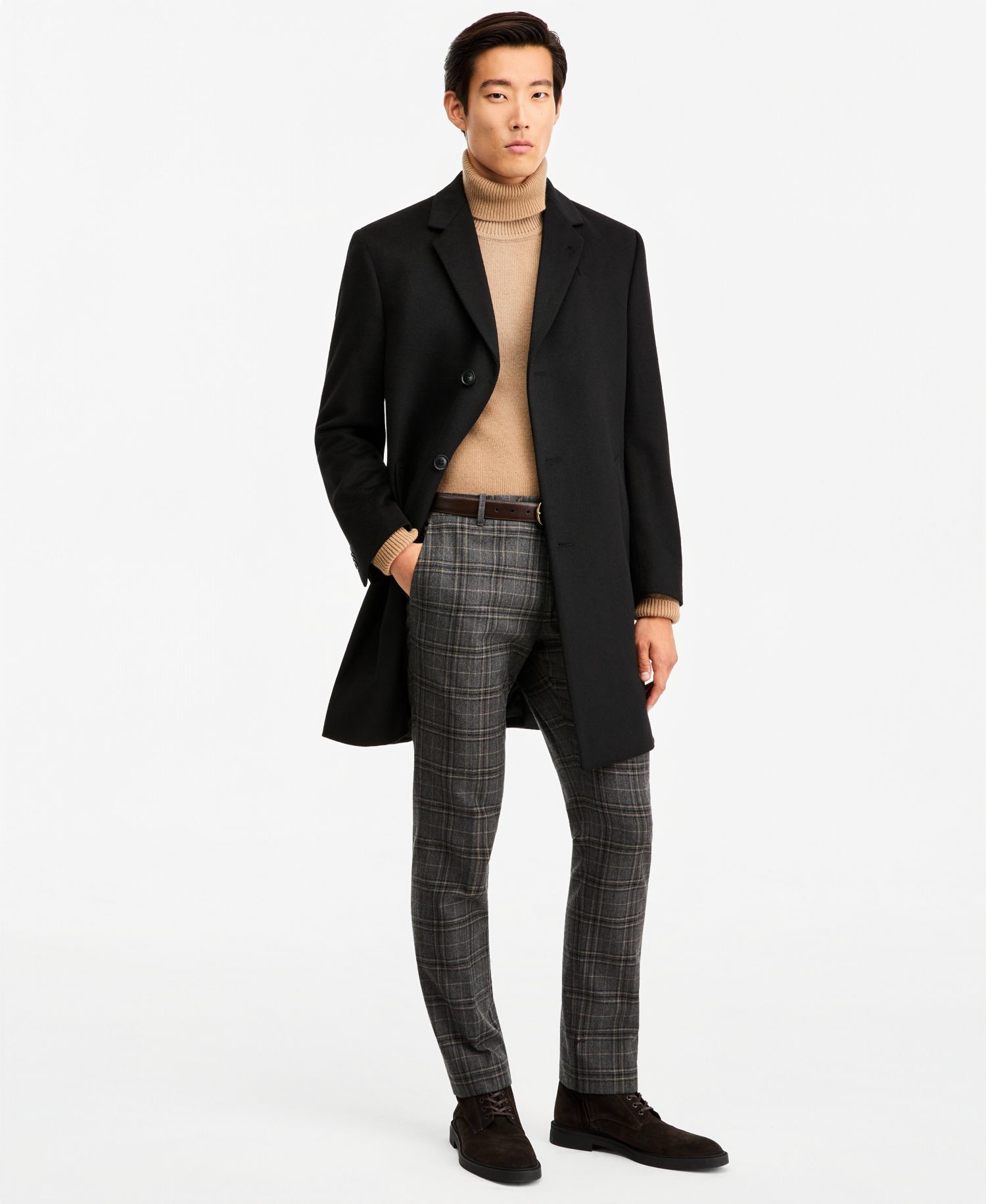 Men's Classic-Fit Camber Wool Overcoat