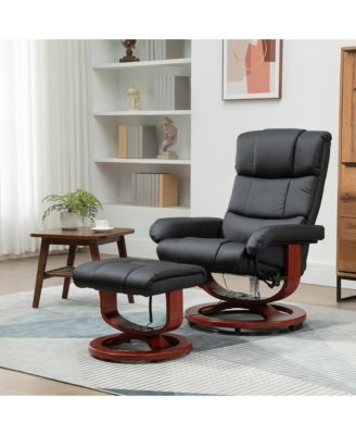 Massage Recliner Chair with Ottoman and Remote Control