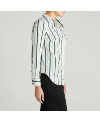 Plus Size Stretch Poplin Shirt Classic Fit