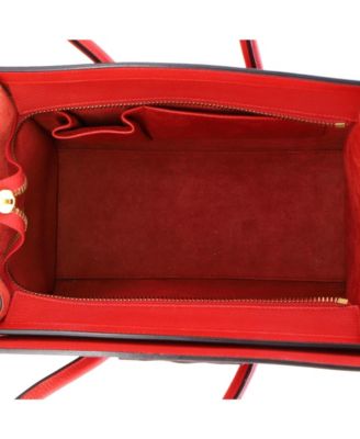 Micro Luggage Bag Grainy Leather