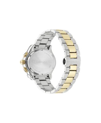 Men's Two-Tone Stainless Steel Bracelet Watch, 42mm