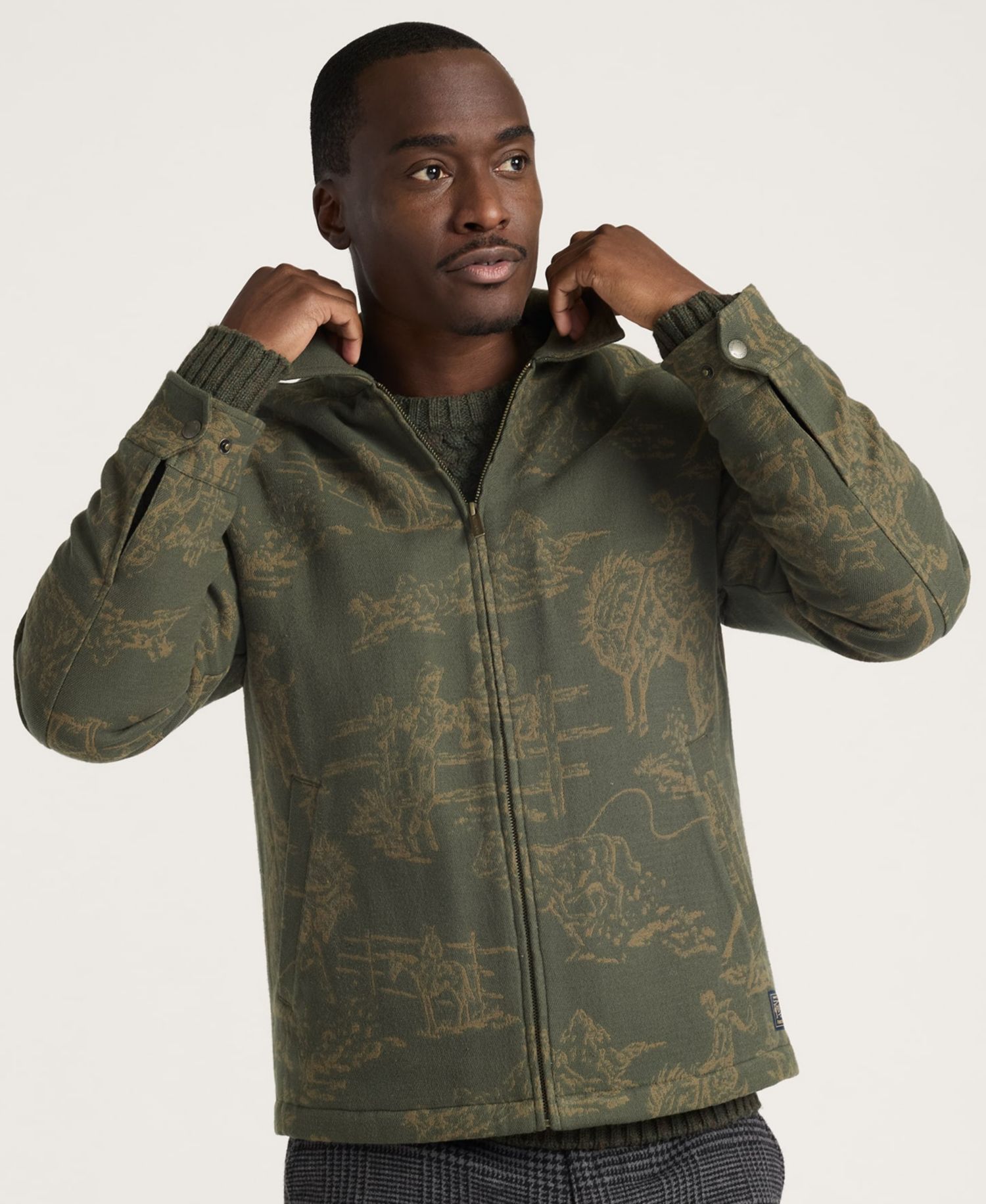 Mens Quilted Chamois Work Jacket