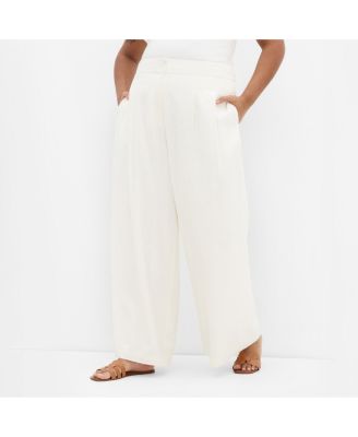 Plus Size Abbie Linen Pant