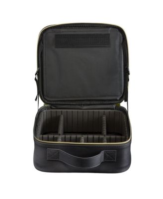 LED Lighted Travel Makeup Bag with Adjustable Mirror Stand