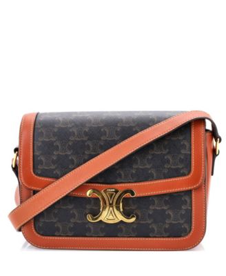 Medium Triomphe Shoulder Bag Triomphe Coated Canvas