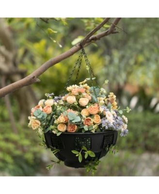 Durable Plastic Lace Ultimate Hanging Baskets Tomato, Flower, and Herb Outdoor Flower Planter