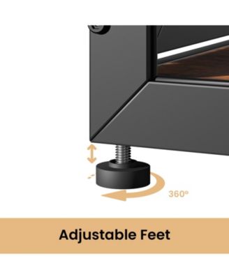  47" 3-Door Dog Crate Furniture – Cage for Large & Medium Dogs