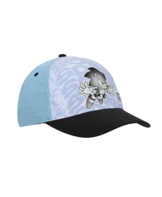 Boys Woven Character Patch Youth Blue and Black Traditional Adjustable Hat