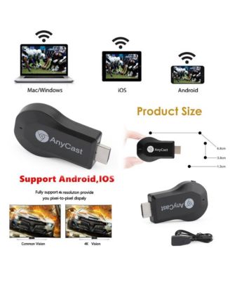 4K Wireless TV Stick – Screen Mirroring Receiver for Phones, Tablets & Laptops