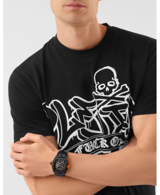 Men'sThe keleton 2.0 IP Black Stainless Steel Bracelet Watch, 44mm