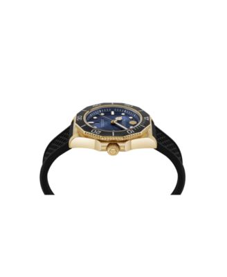 Men's Aquastorm IP Yellow Gold Stainless Steel Bracelet Watch, 44mm