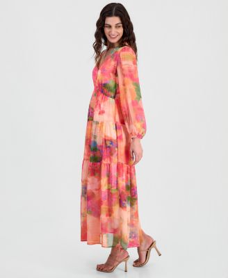 womens summer dresses with sleeves PRETTYGARDEN Summer Dress for Women Casual Short Sleeve Bow Tie V Neck