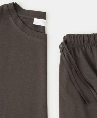 Women's Cotton Two-Piece Short-Sleeved Pajamas