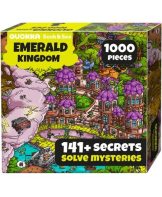 1000 Piece Puzzle for Adults Hood — Fantasy Adult Puzzles with Secret Tasks & Fairy Tale Audio Story for Deep Relaxation