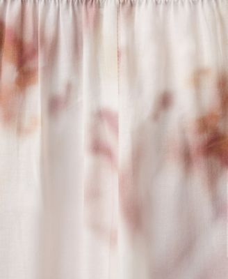 Women's Watercolor Print Cotton Pajama Trousers