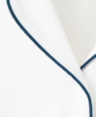 Women's Two-Piece Piping Detail Pajamas