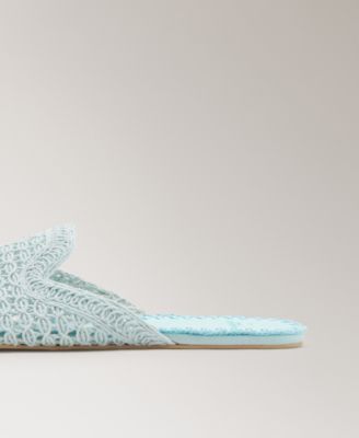 Women's Crochet Mule Slippers