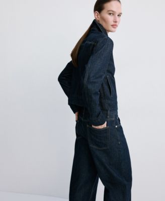 Women's Pockets Fitted Denim Jacket