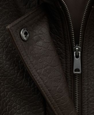 Women's Oversized Leather Jacket