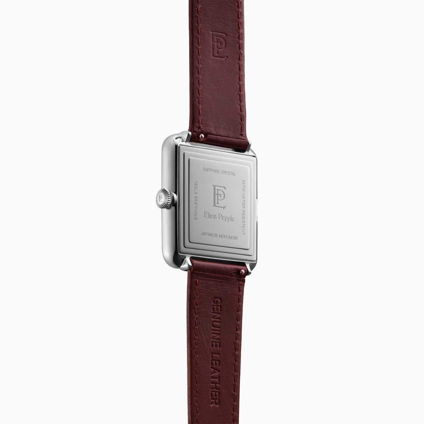 Elton Pepple Men's Classic Telma - Loop, 38mm, цвет: Чёрный / Тёмный коричневый — фото 2