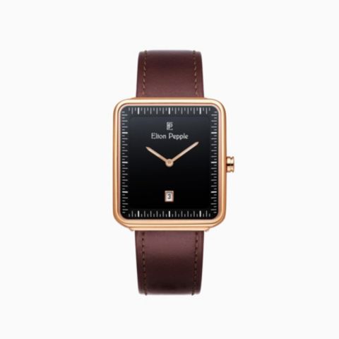 Elton Pepple Men's Modern Montclare - Loop, 38mm, цвет: Тёмный коричневый / Чёрный