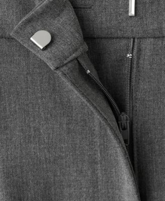 Women's Straight-Fit Pleated Pants