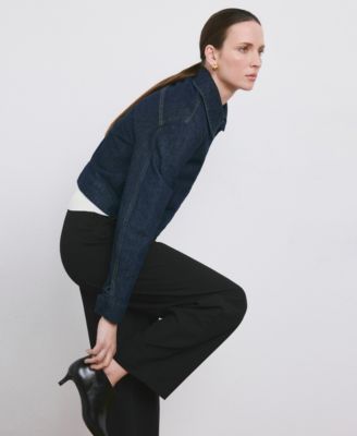 Women's Straight-Fit Pleated Pants