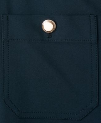 Women's Jewel Buttons Straight Pants