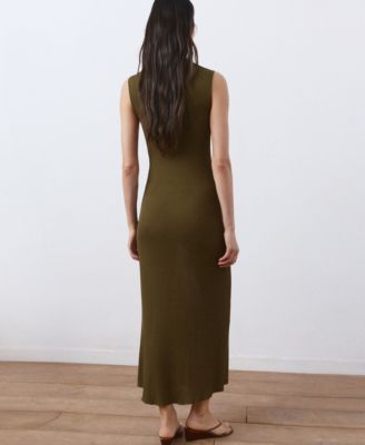 Women's Fine-Knit Flared Dress