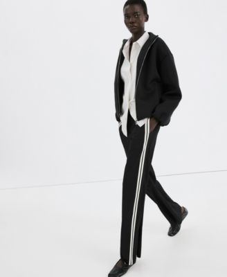 Women's Combined Striped Pants