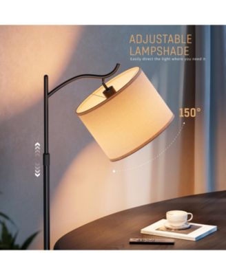 RGB Floor Lamp with Remote App Control Stepless Dimming 3 Color Temperatures Adjustable Height and Shade