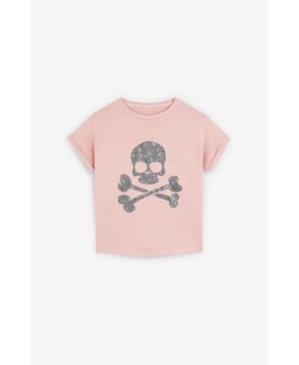 Scalpers Little Girls Leoskulltee - Pink 70$