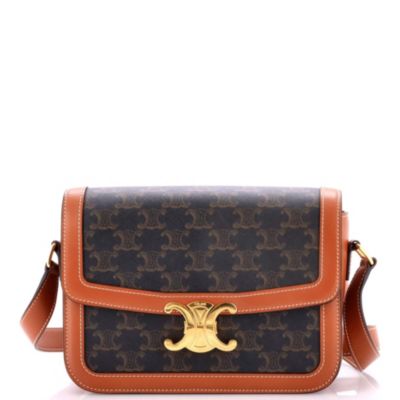 Medium Triomphe Shoulder Bag Triomphe Coated Canvas