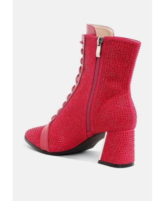 Women's Calla Rhinestone Embellished Ankle Boots