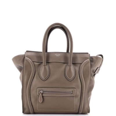 Mini Luggage Bag Grainy Leather