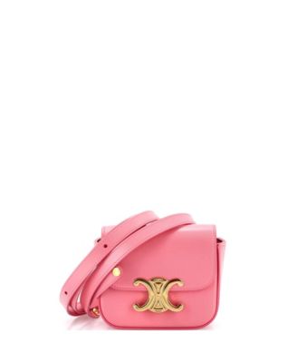 Mini Triomphe Shoulder Bag Smooth Calfskin