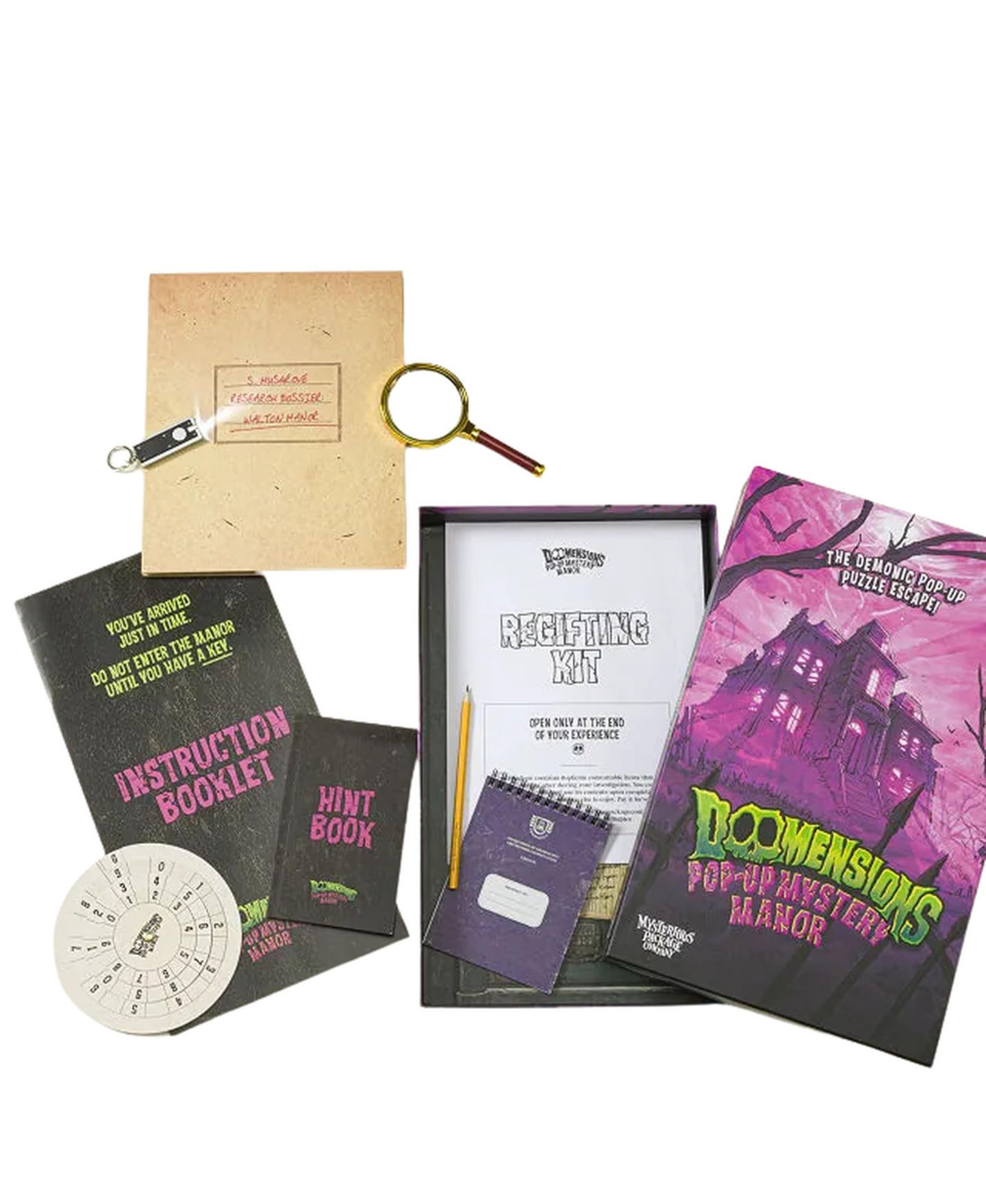 Детские игрушки Uncommon Goods Pop-Up Mystery Escape Room Game, цвет: Зелёный — фото 3