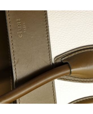 Mini Tricolor Luggage Bag Leather