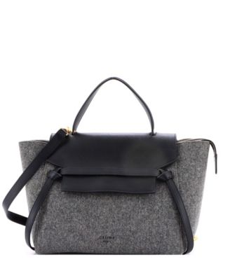 Mini Belt Bag Felt and Leather