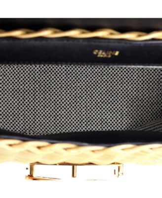 Small Chaine Maillon Triomphe Bag Wicker with Leather