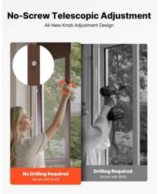 Sliding Glass Dog Door Adjustable Height 75 7/8" to 80 11/16" with 10 1/4" x 16 1/4" Flap