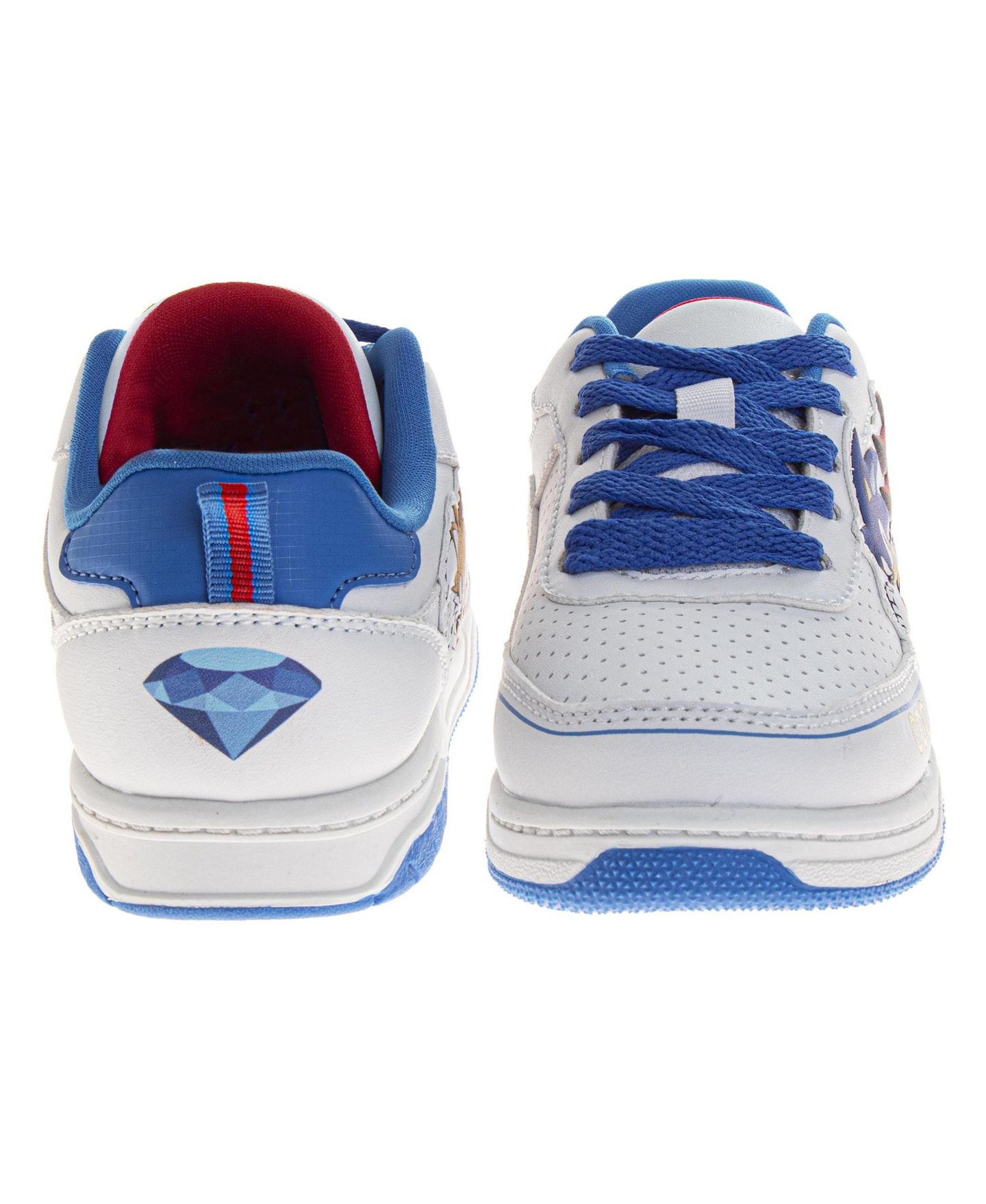 Кроссовки Sonic The Hedgehog Rival Racers Court Sneakers для мальчиков, цвет: Белый синий — фото 3