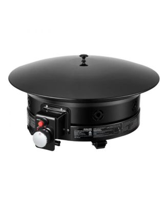 19 Inch Propane Fire Pit 53000 BTU with Grill Grate
