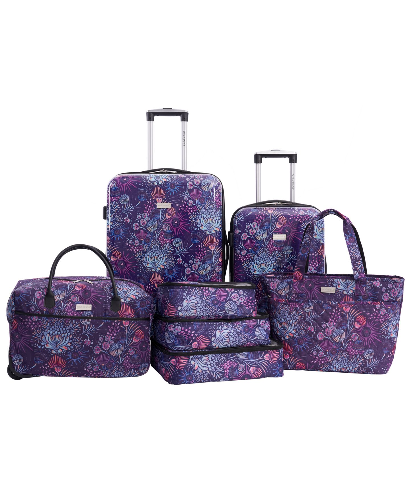 Сумки Bella Caronia Deluxe 7-Pc. Travel Value Set, цвет: Jardin — фото 2