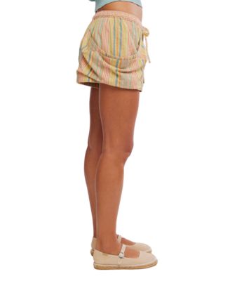 Women's Pull-On Striped Shorts