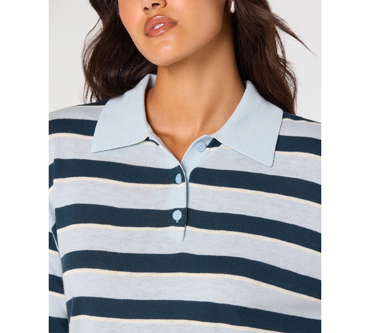 Astr the Label Women's Collared Scottie Sweater