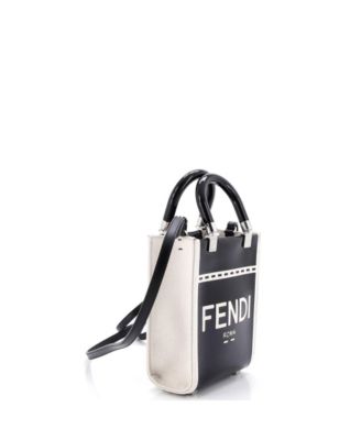 Mini Sunshine Shopper Tote Patent and Canvas